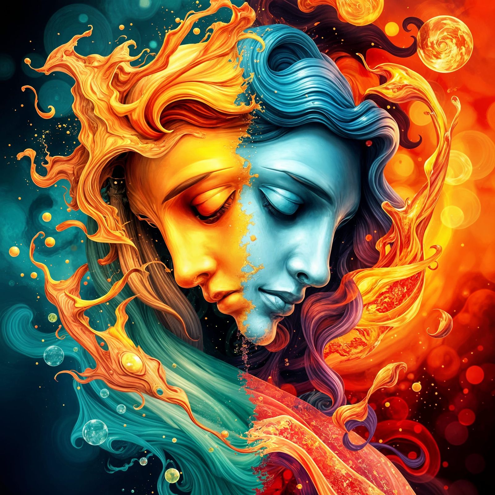 "Eclipse of Emotion: Heat and Chill"