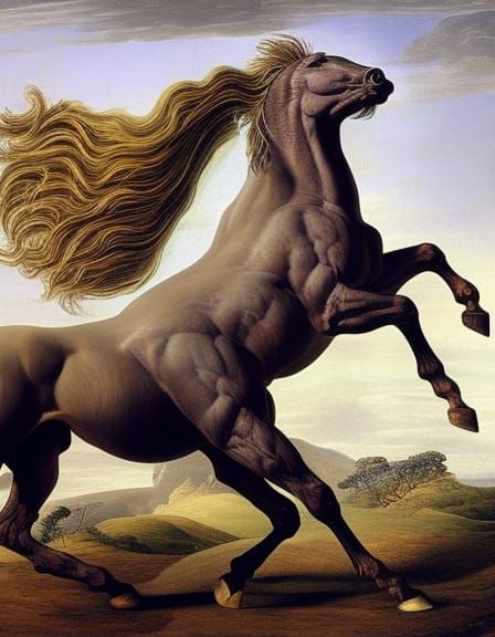 Majestic Centaur Sculpture in Rich Colors