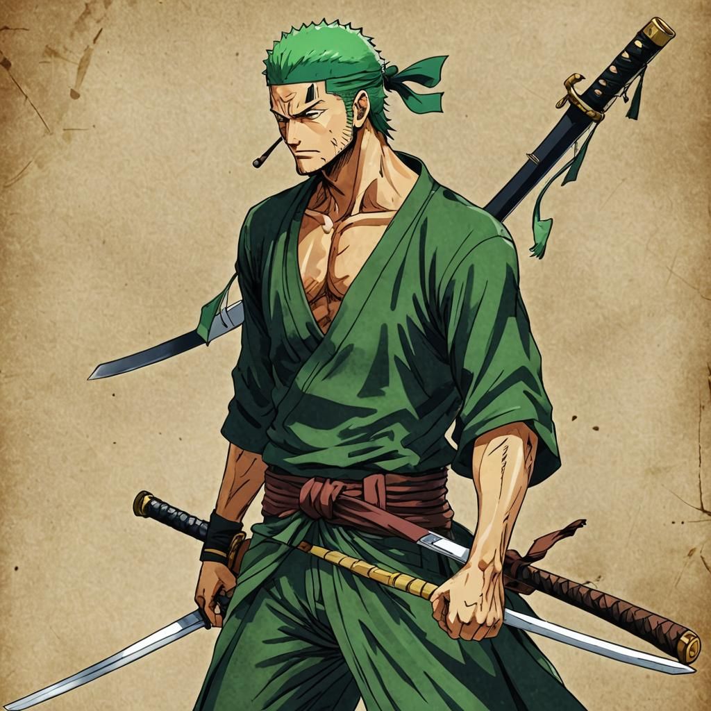 Roronoa Zoro Anime Key Visual