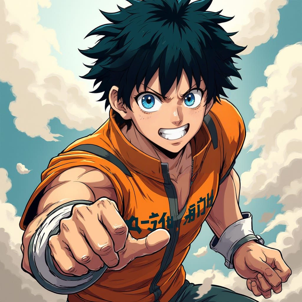 My Hero Academia Style Male Character