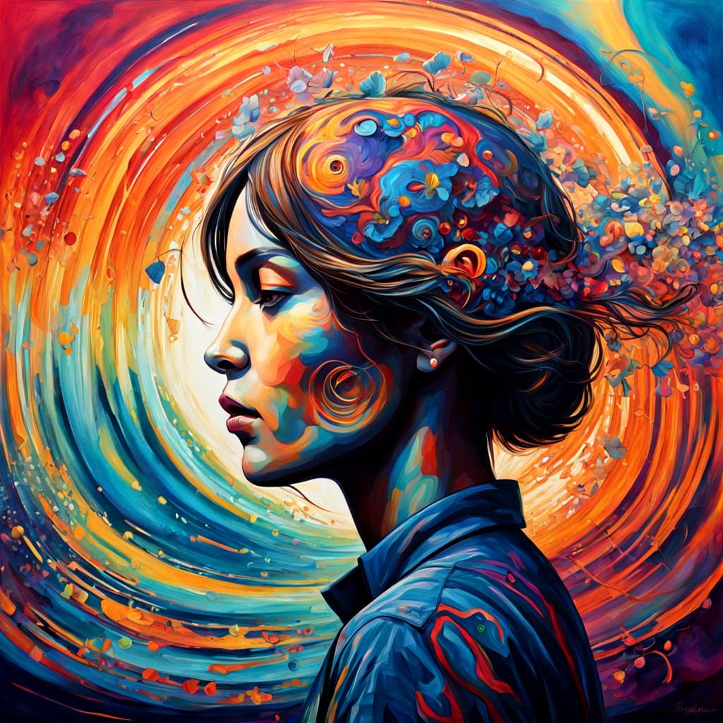 Psychedelic Earth Art: Abstract Expressionism in Acrylic