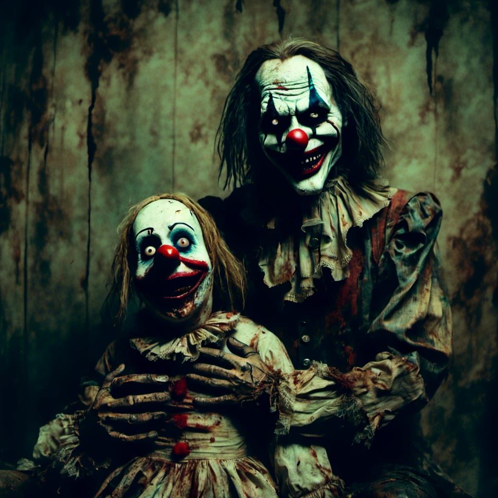 Evil Clown Animates Jesus Dummy: Macabre Horror