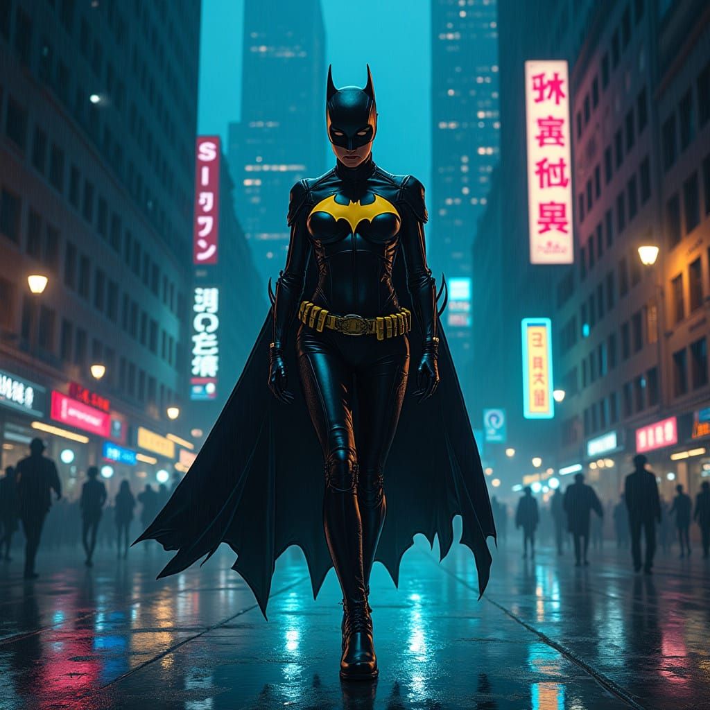 Gotham City's Dark Knight Heiress Illuminates Noir Metropoli...