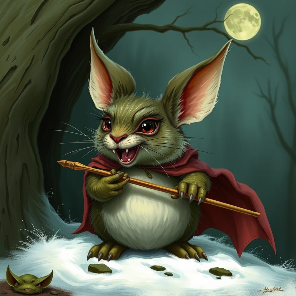 A Dumb Giant Rabbit in a Vampire, Gremlin, Xenomorph Hunting...