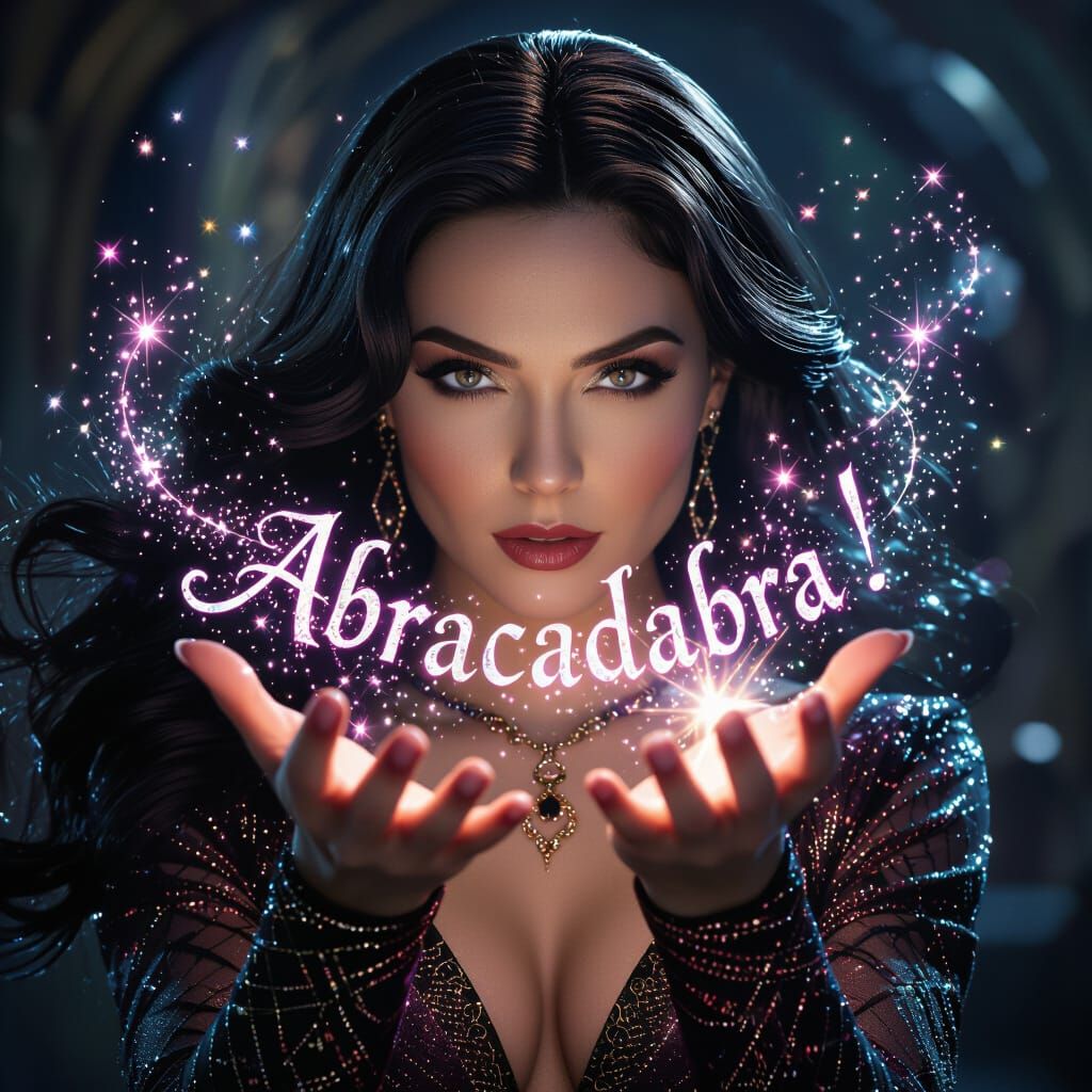 Glamorous Lilith Conjures Magic with "Abracadabra!"