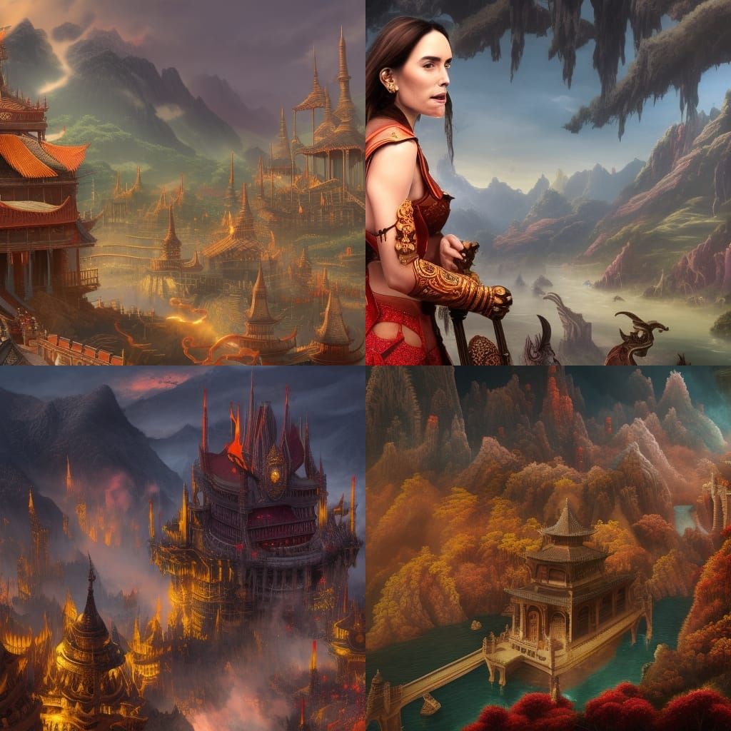 Jacinda Ardern on China, Fantasy Concept Art