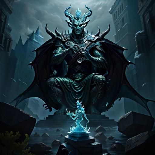 Mythical Dragon God Freed by Witch's Song