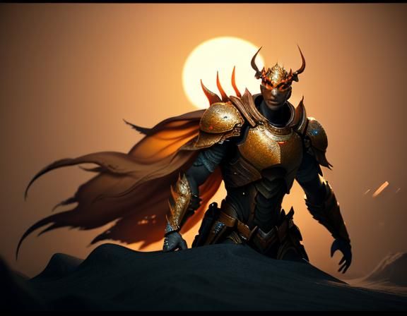 Female Amphibioid in Epic 3D Game Graphics