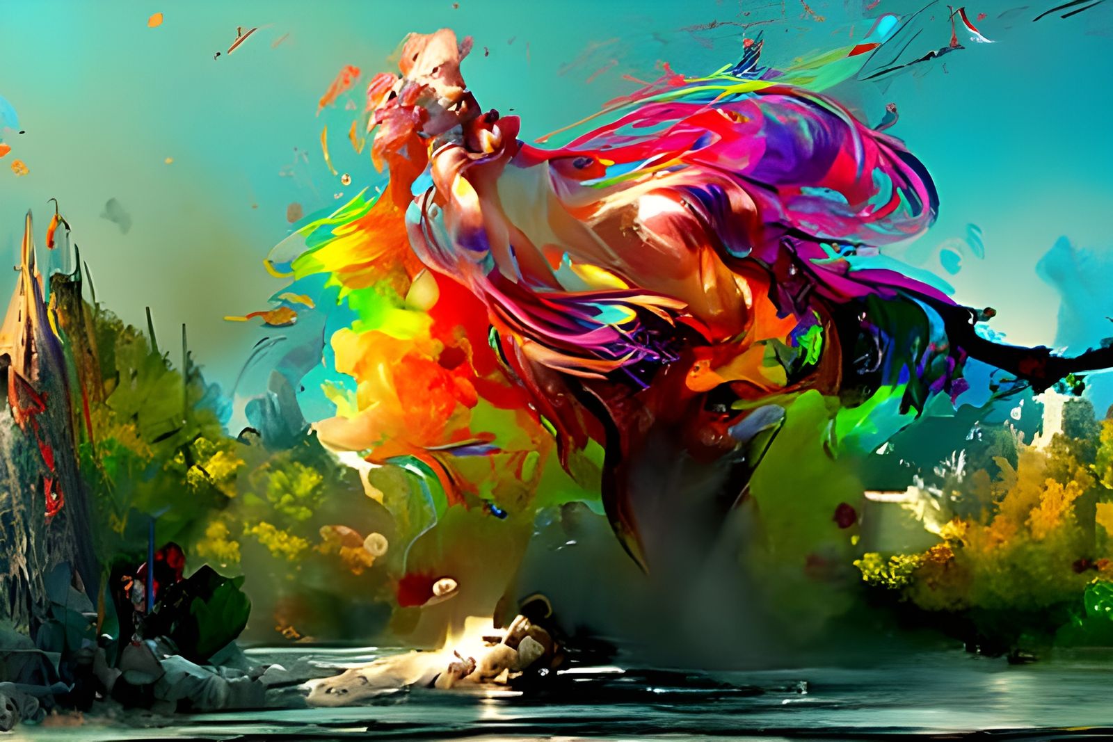 The Coherent Dancer (Rainbow Day Parade, Work #4)