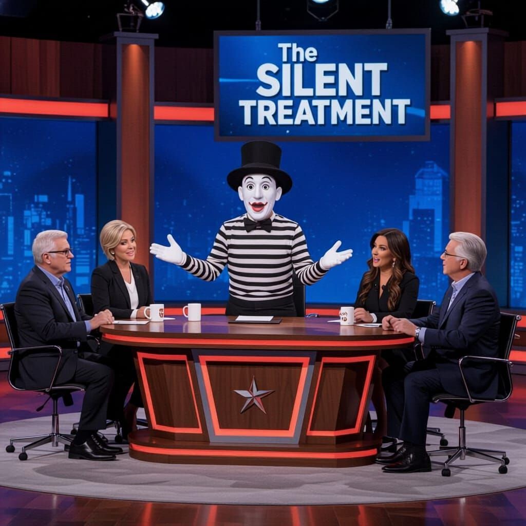 Mime Inherits Talk Show in Live-Action Cartoon Style