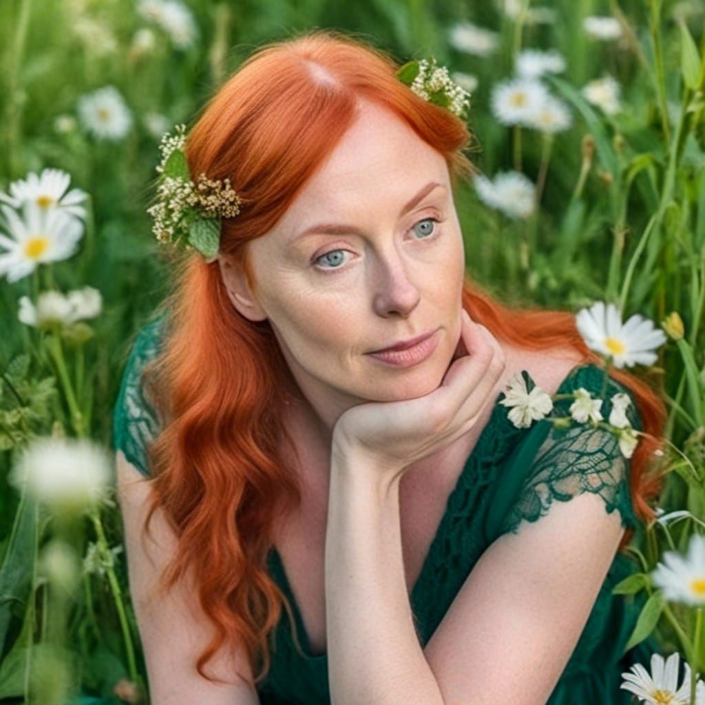 Enchanting Fairy Trans Woman Embraces Nature