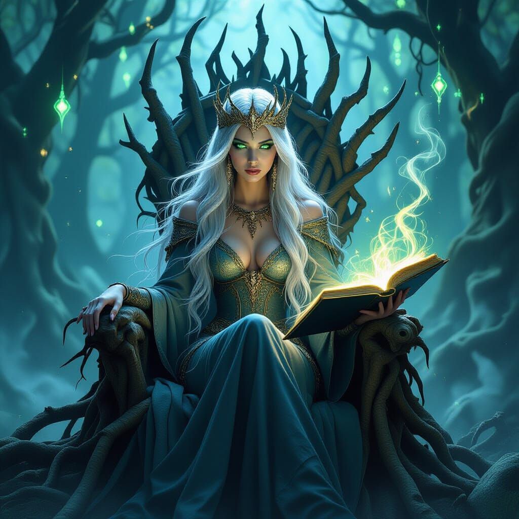 Keeper of Knowledge: Dark Fantasy Art