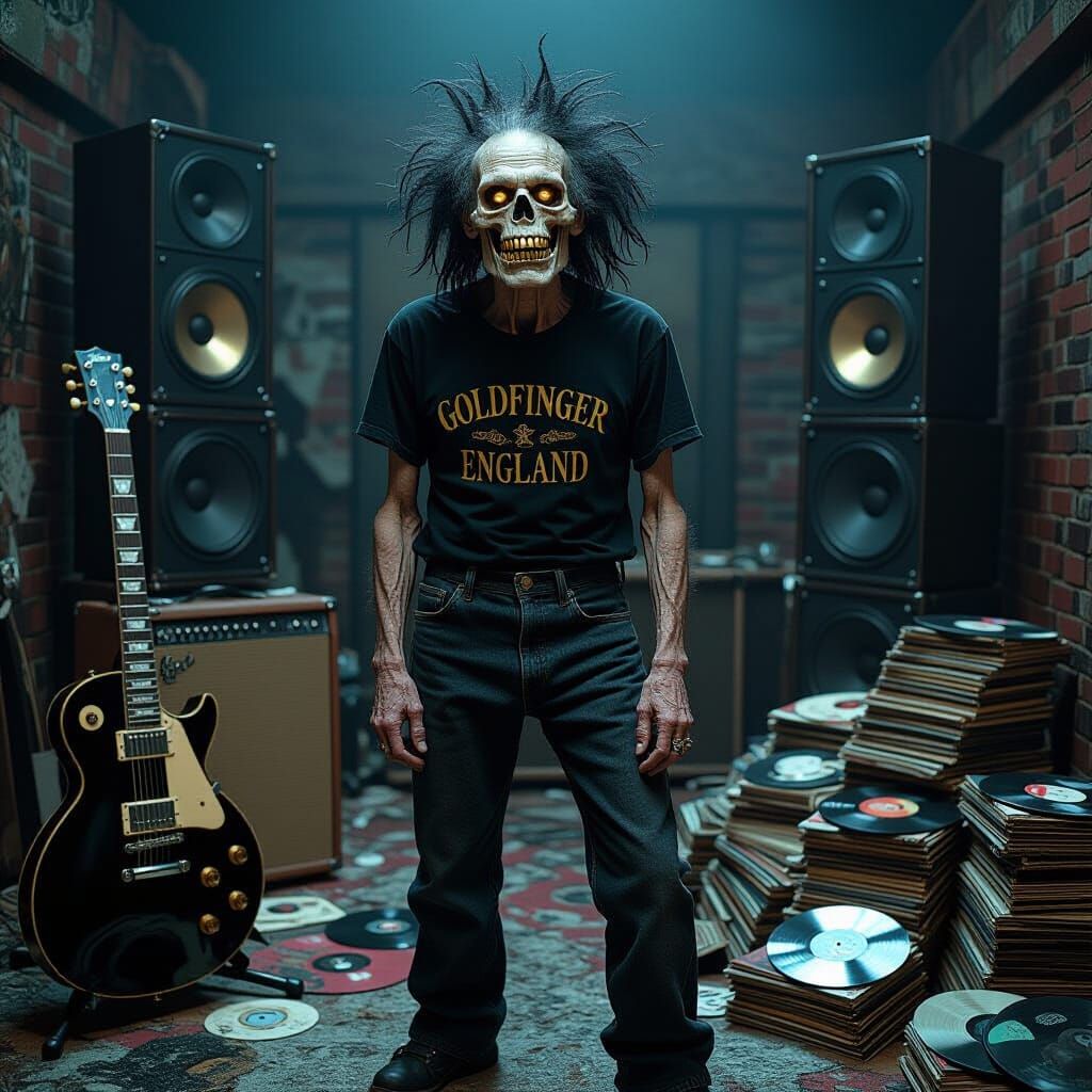 GOLDFINGER ENGLAND: Old Man in Eerie, Grimy Style