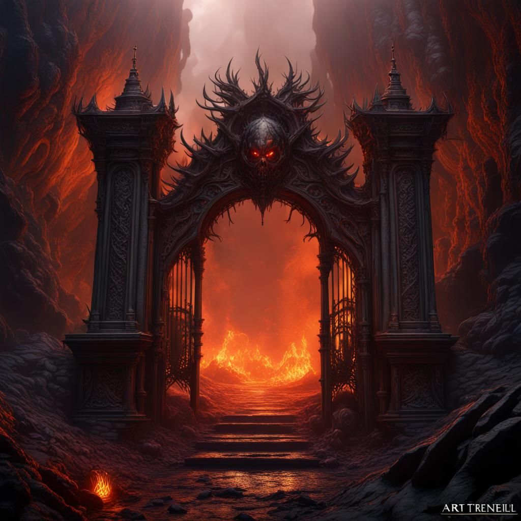 Gates to Hell: Fantastical Matte Painting