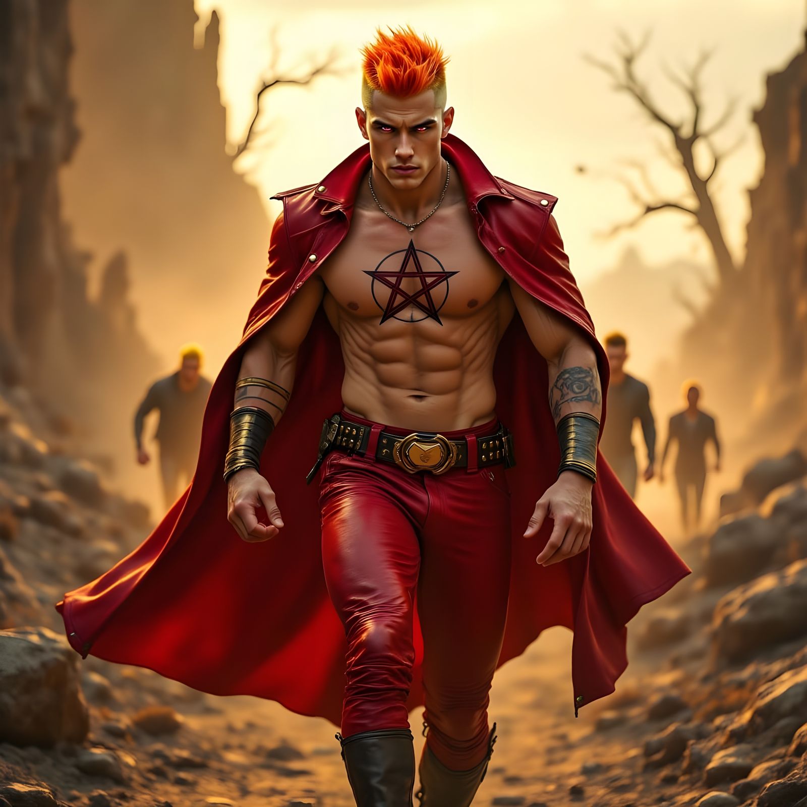 Daimon Hellstrom in Apocalyptic World - Cinematic Style