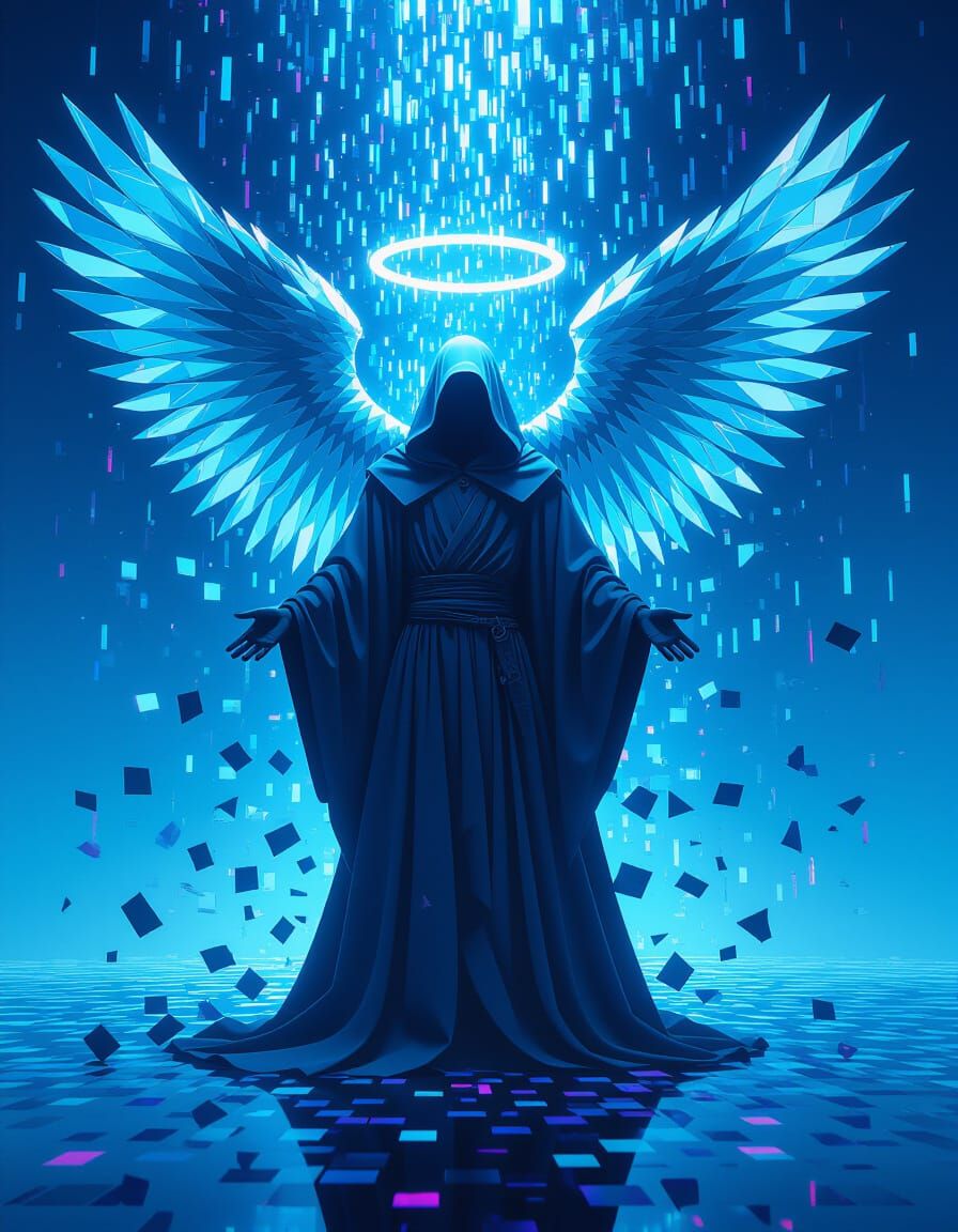 Glitchcore Celestial Being Mid-System Failure