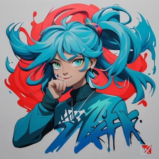 Inclusive Logo Design Featuring Woman in Graffiti Art