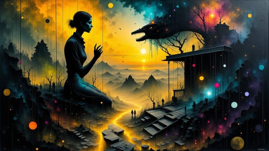 Surreal Masterpiece: Puppeteer's Hands Break Free