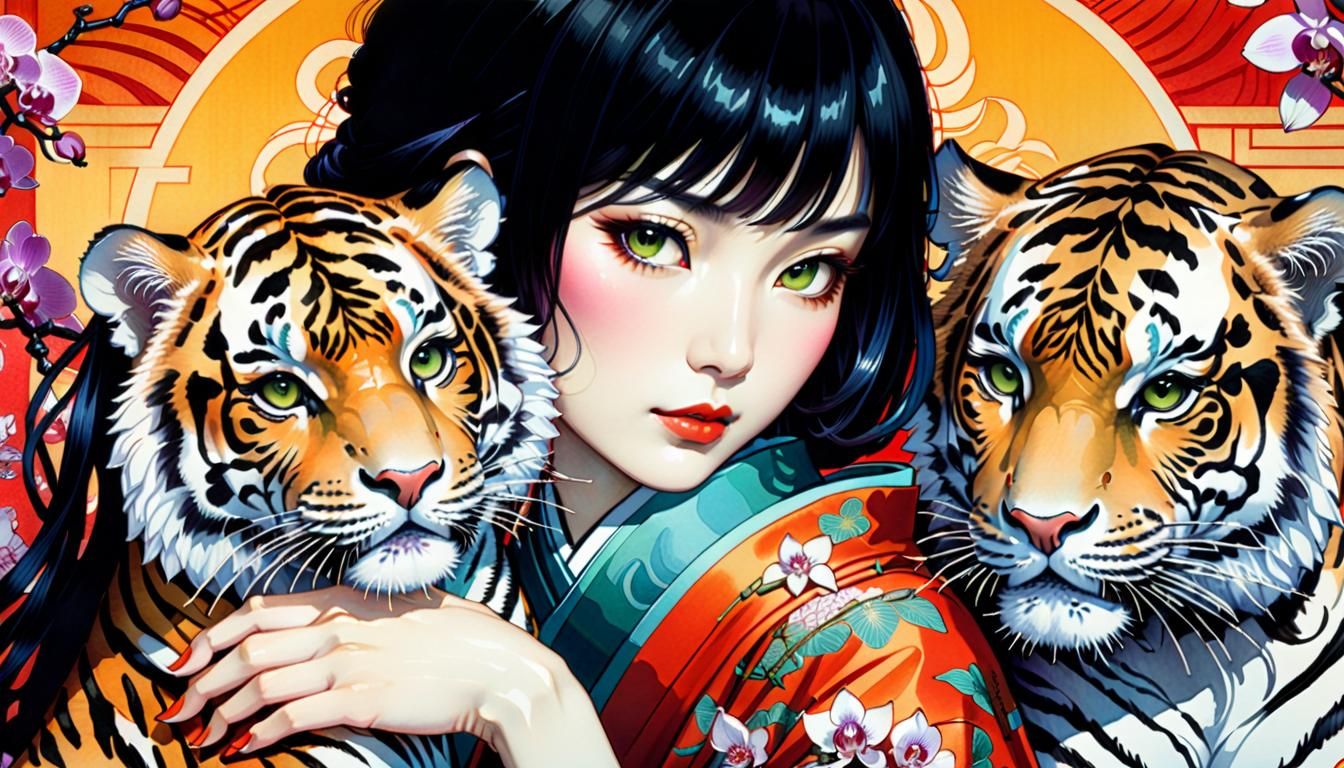 SIX GREEN EYES