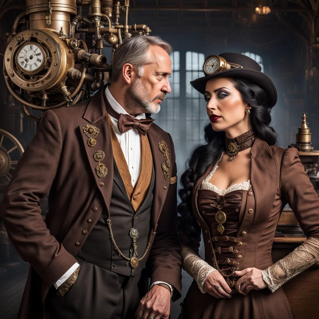 Lady Janice's Steampunk Affair with Time Headmaster