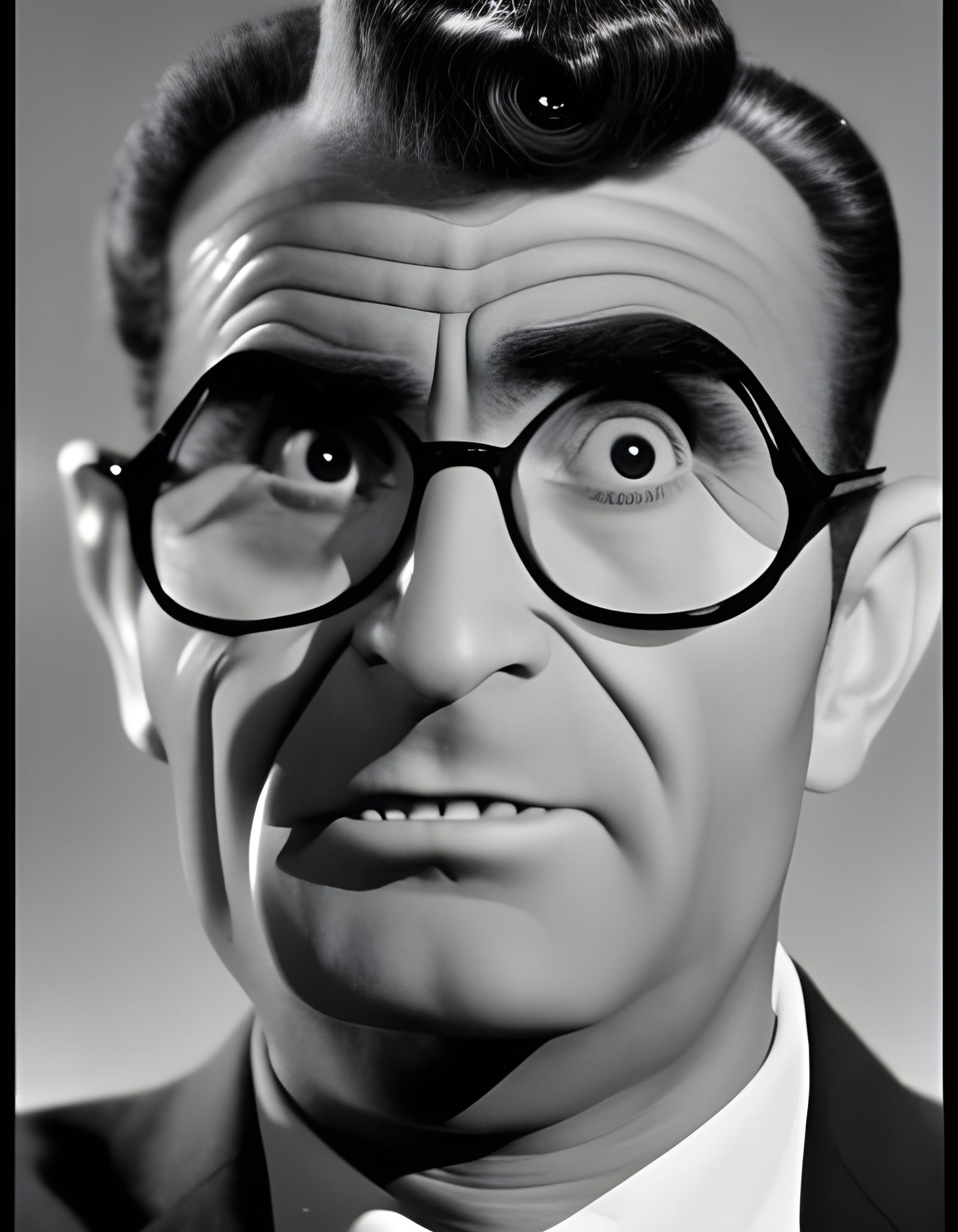 Rod Serling: Twilight Zone Intro in Black and White
