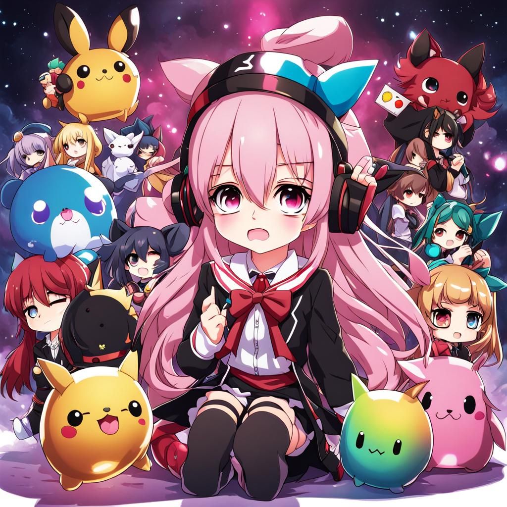 Gacha Life Hated Child in Anime Style