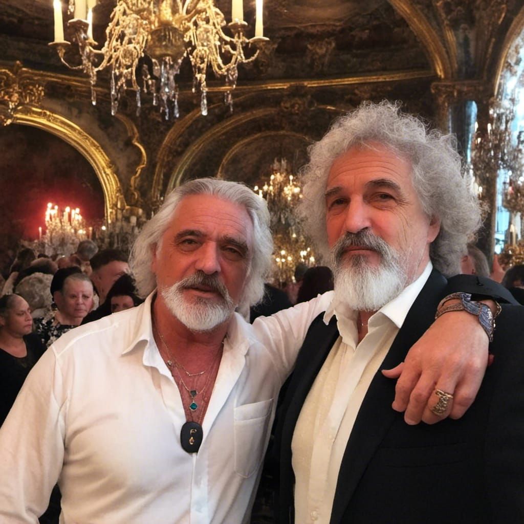 Surreal Self-Portrait in Venetian Mirror