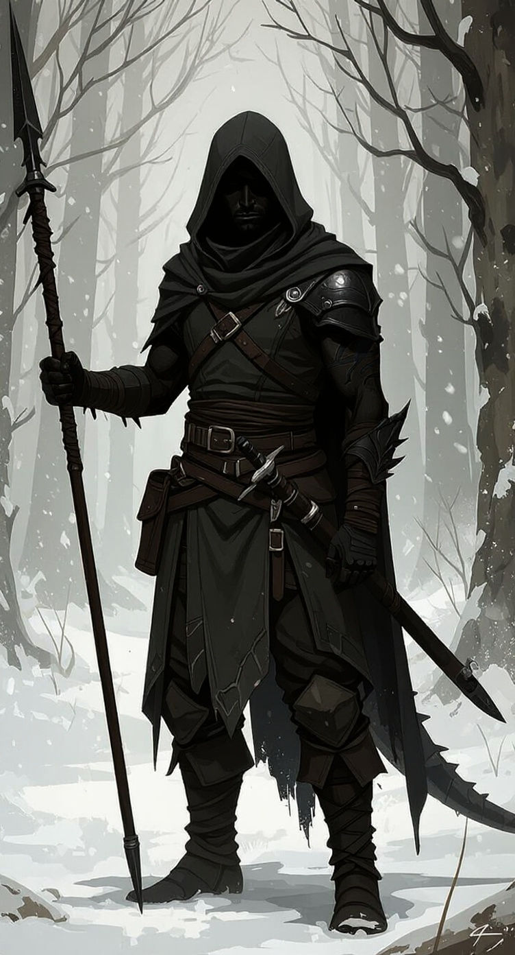 Half-Elf Dragon Descendant in Painterly Digital Art Style