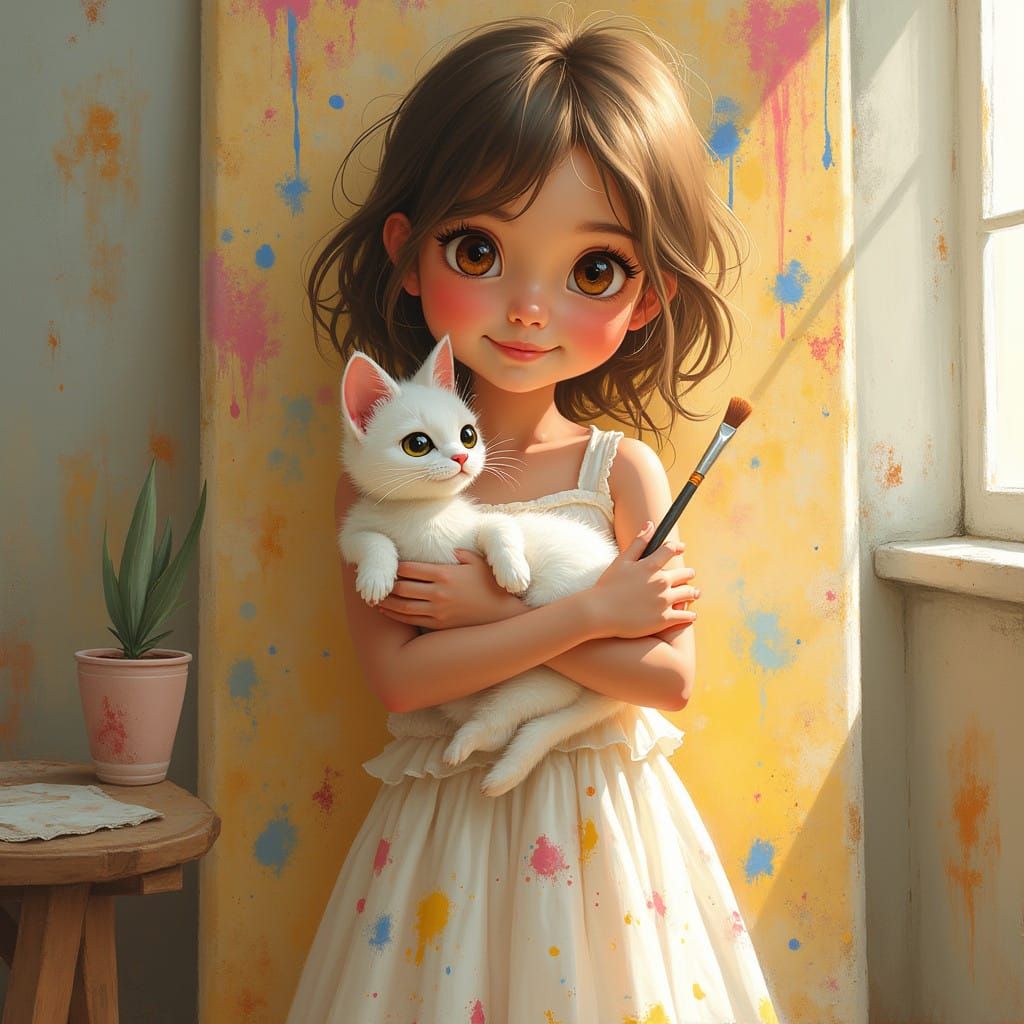 Young Artist in Whimsical Style