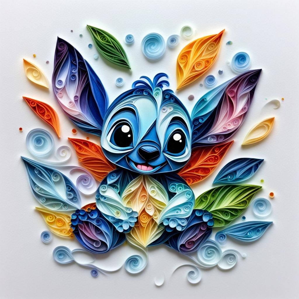 Baby Stitch Paper Quilling in Froud & Lee Style