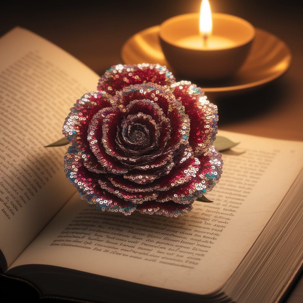 Sequins rose