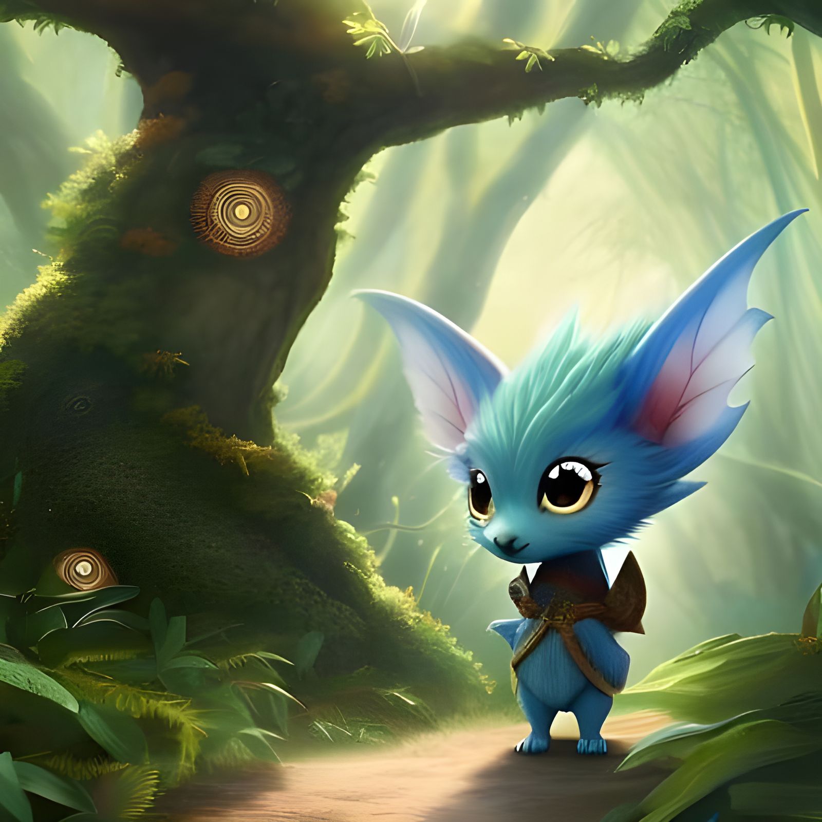 Detailed Forest Floor Scene