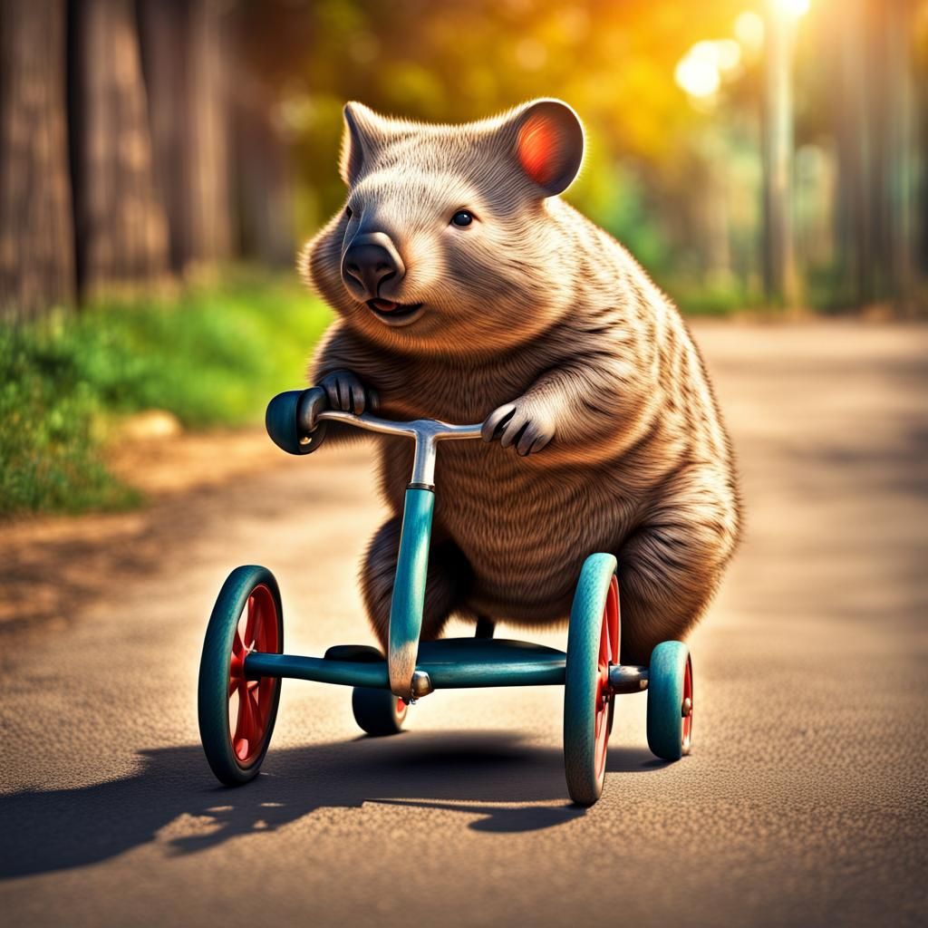 wombat on joyride