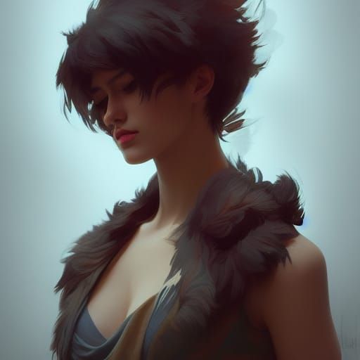 Detailed Furry Portrait in Trending Art Style