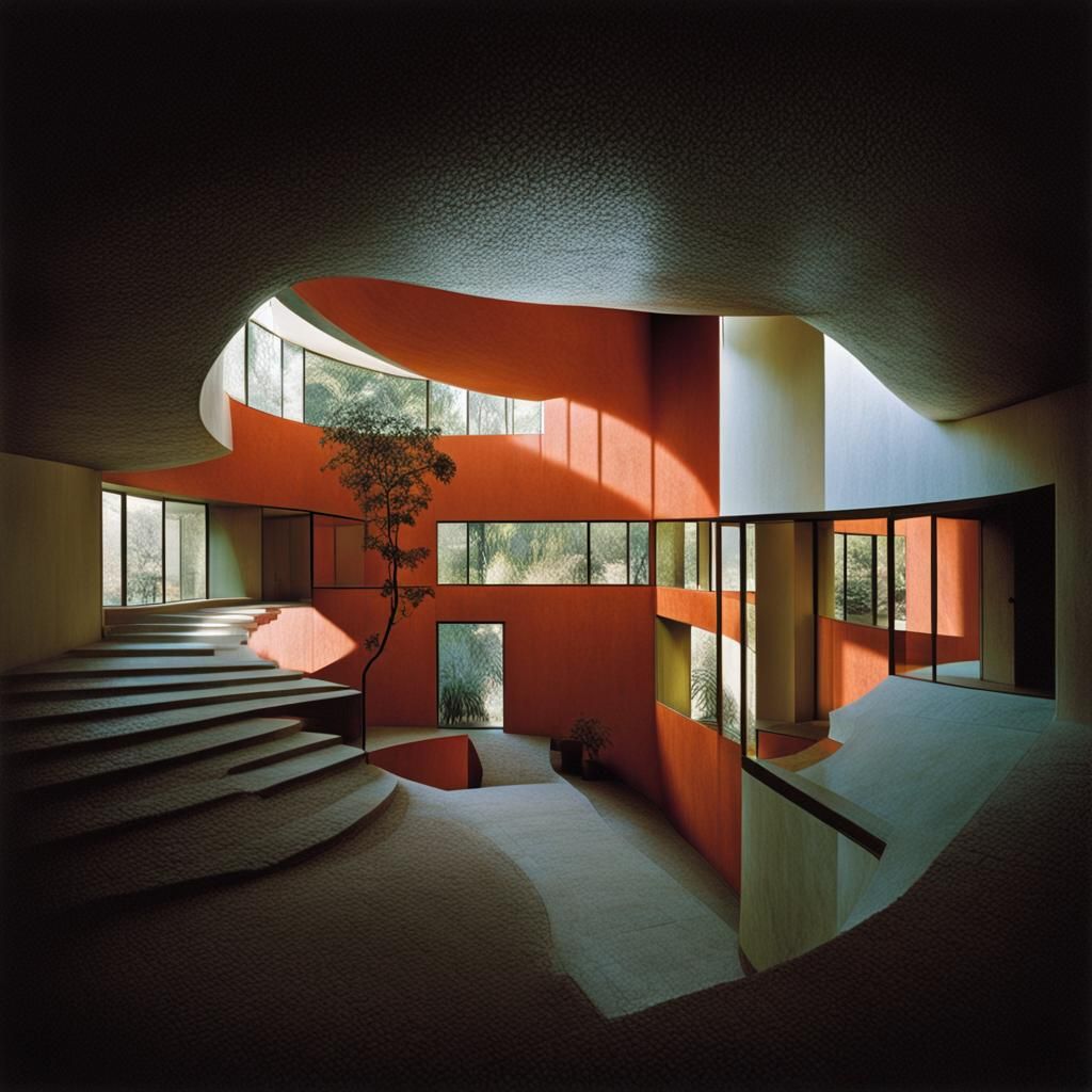 Luis Barragan Inspired House Interior