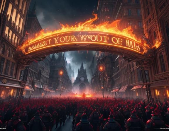 Fantastical Landscape in Deep Color, Detailed Matte Painting