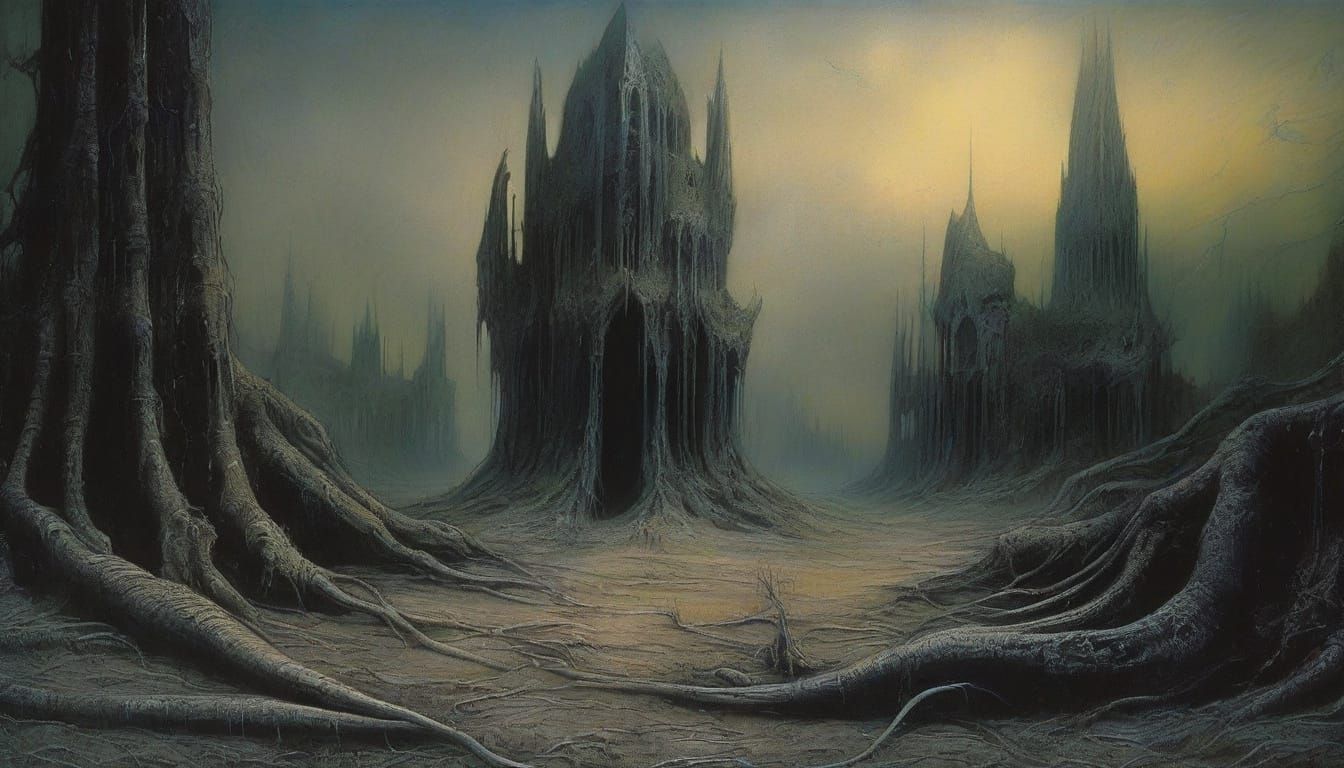 Ethereal Creature Emerges from Primordial Ooze