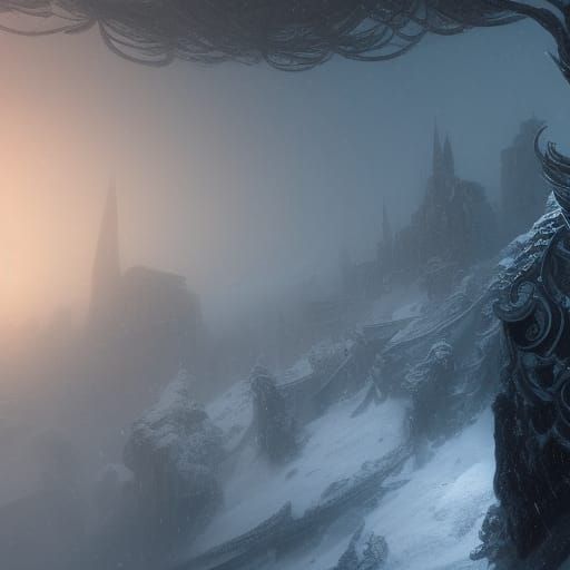 Face in Blizzard: Detailed Fantasy Concept Art