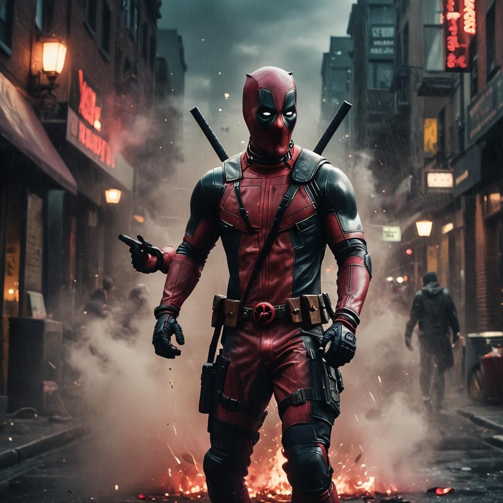 Deadpool Breaks the Fourth Wall in Gritty Film Still