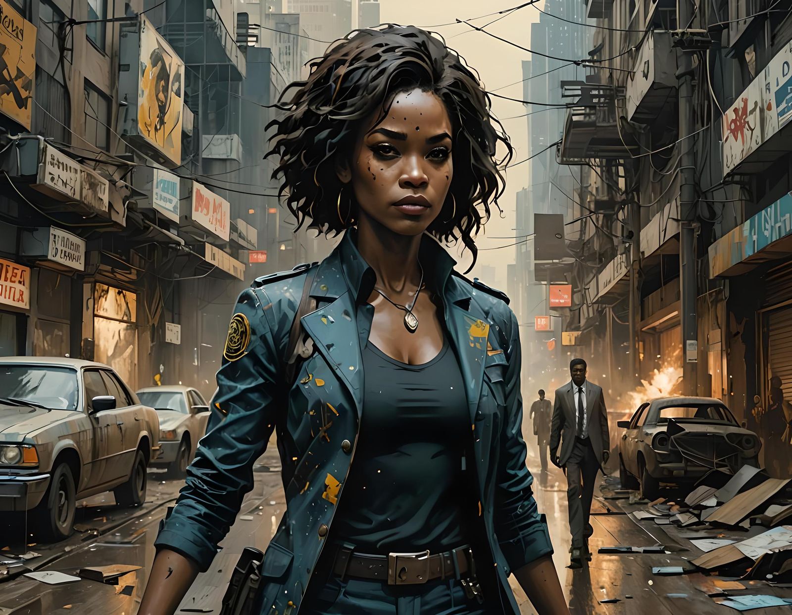 Lana Kane as Matte Painting Masterpiece