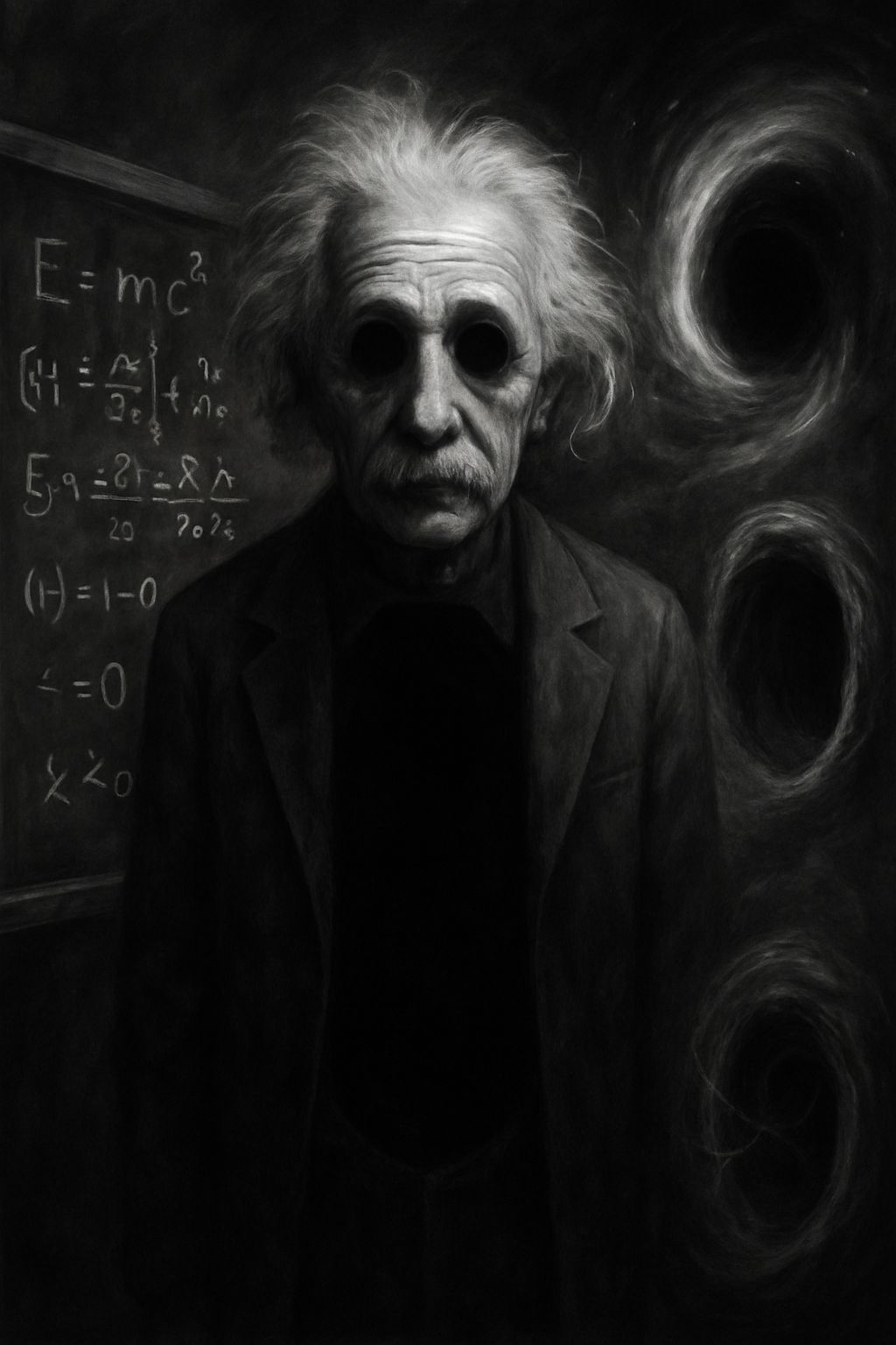 Empty & Scared Chromoshadowed Einstein Couture