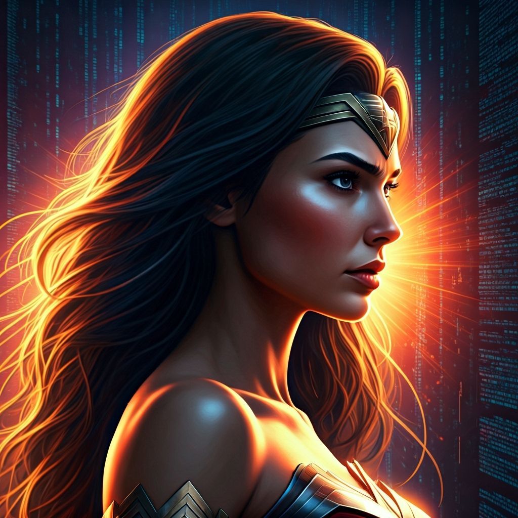 Wonder Woman in a Digital Metropolis of Code