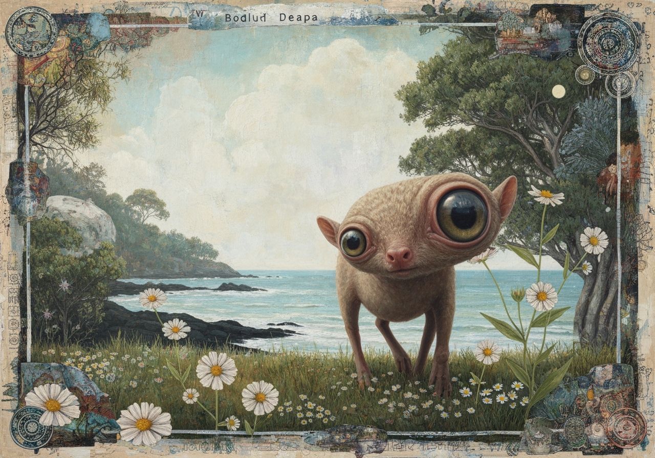 A Weadlufy Bodlud Deapa on the Shore of Botany Bay
