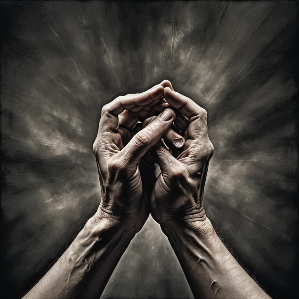 Reaching Hands: A Renaissance-Inspired Close-Up