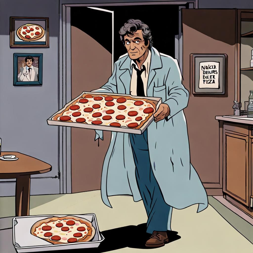 Columbo Delivers Pizza to a Ghost
