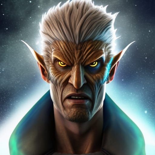 Glitchcore Minotaur Stained Glass VR Experience