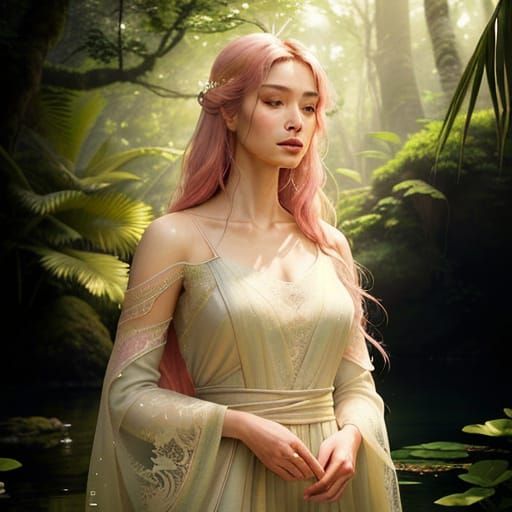 Serenity in Lush Paradise with Soft Warmth