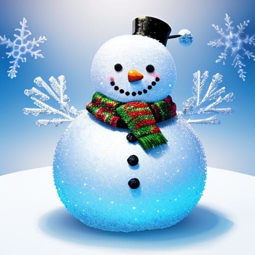 Crystal Snowman