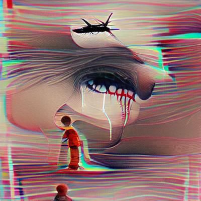 Abstract Visual of Trauma Concept