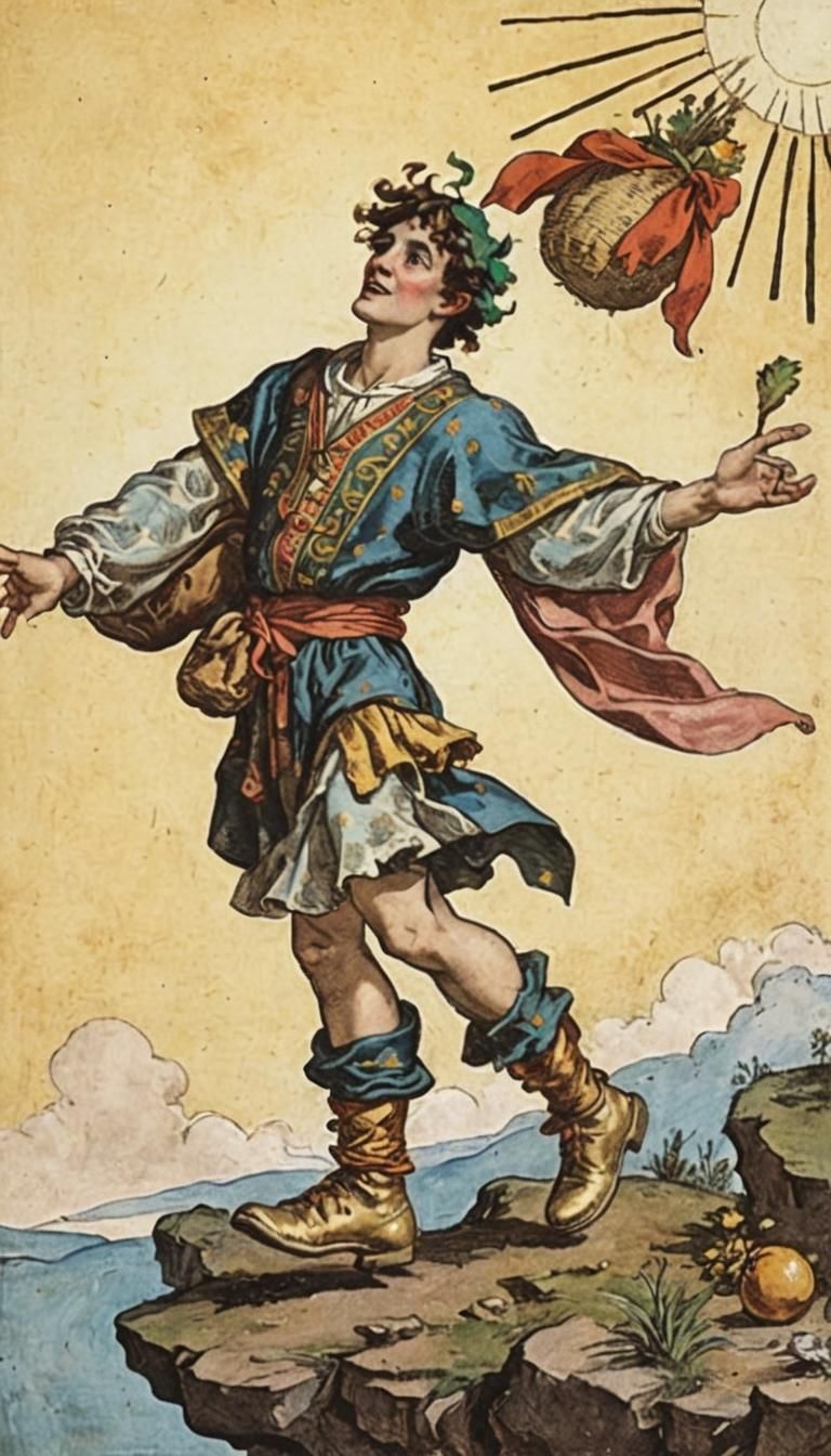 The Fool: Youth's Journey in Neofuturistic Style